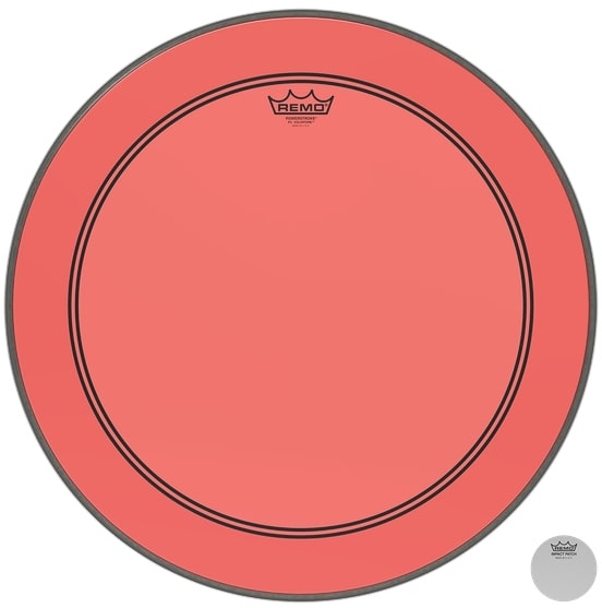 Remo Colortone Powerstroke 3 Red 18