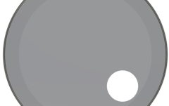 Fata pentru tobe Remo Colortone Powerstroke 3 Reso Smoke 22