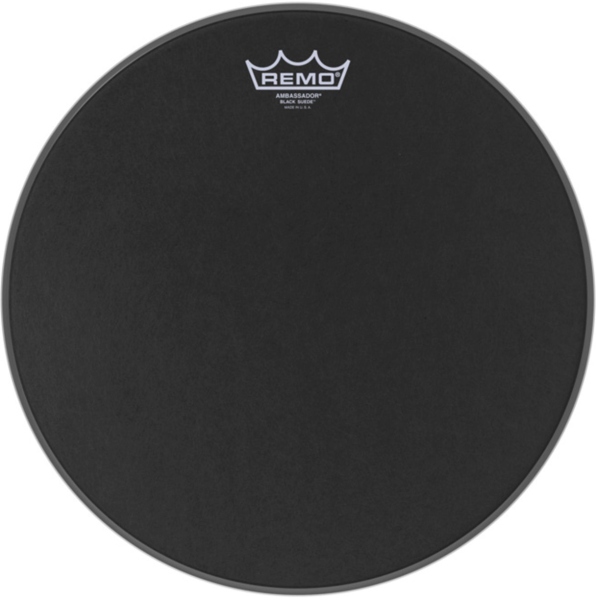 Remo Ambassador Black Suede 18
