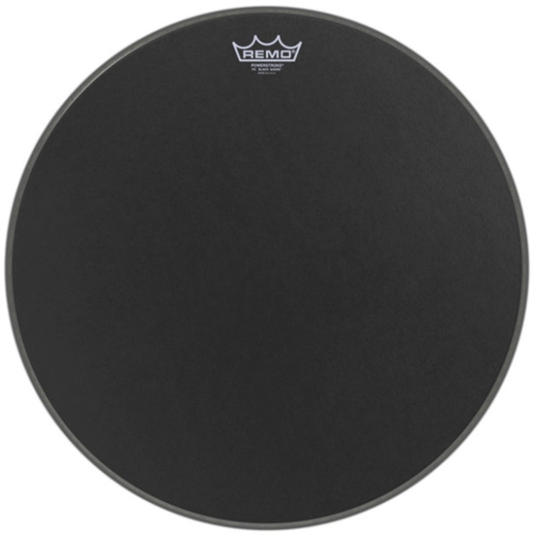 Remo Față tobă Powerstroke 3 Black Suede Bass Drum 20