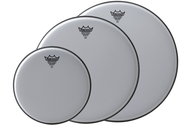 Față tom Remo Ambassador White Suede 15" BA-0815-WS