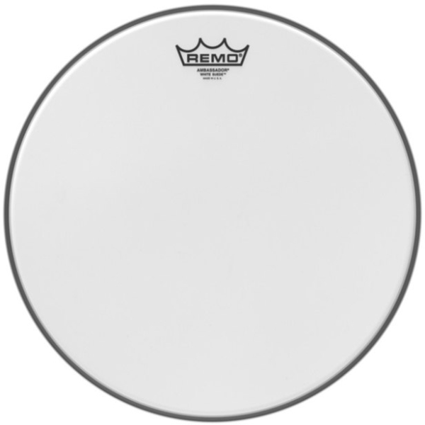 Remo Ambassador White Suede 14