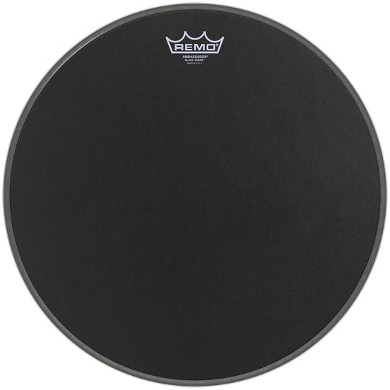 Remo Ambassador Black Suede 10