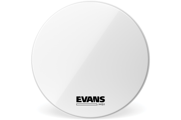 Evans MS1 White Marching BD Head 24 Inch Evans MS1 White Marching BD Head 24 Inch