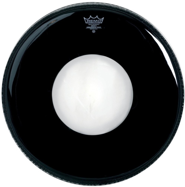 Remo Faţă tobă Ambassador Ebony bass drum 22'' ES-1022-CH