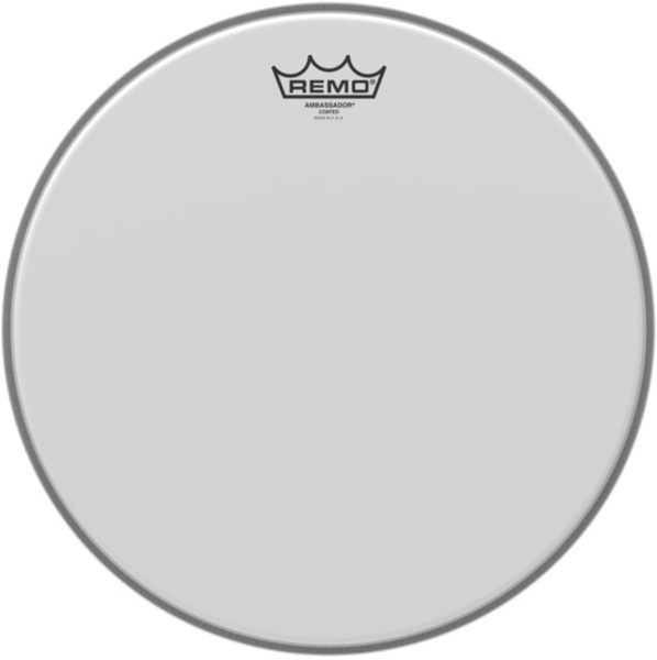 Remo Faţă tobă Ambassador White coated 18