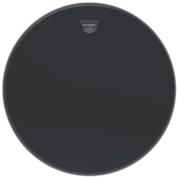 Remo Faţă tobă Classic Fit Ambassador Ebony Bassdrum 22