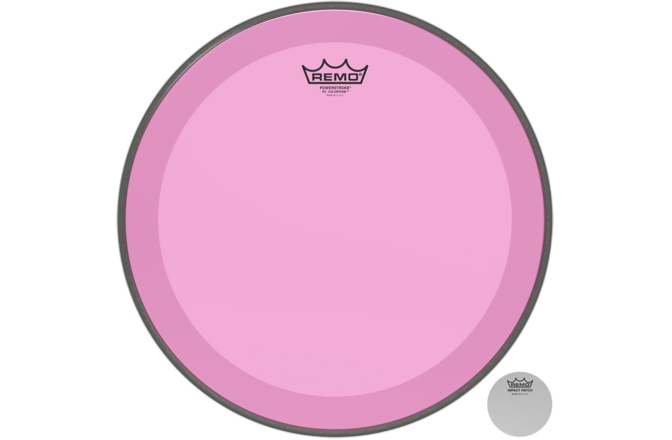 Faţă tobă Remo Faţă tobă Colortone Powerstroke 3 clear 18" P3-1318-CT-PK