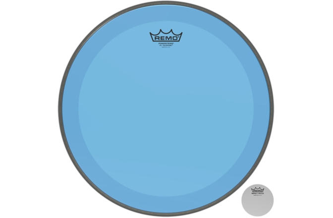 Faţă tobă  Remo Faţă tobă Colortone Powerstroke 3 clear 24" P3-1324-CT-BU