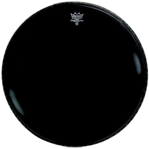 Remo Faţă tobă Powerstroke 3 Ebony bass drum 22