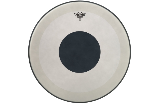 Faţă tobă  Remo Faţă tobă Powerstroke 3 white coated Black Dot 23" P3-1123-10