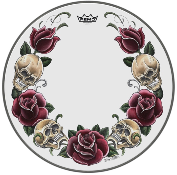 Remo Faţă tobă Tattoo Skyn Powerstroke 3 Bass Drum 22