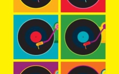Felicitare No brand Pop Art Record player