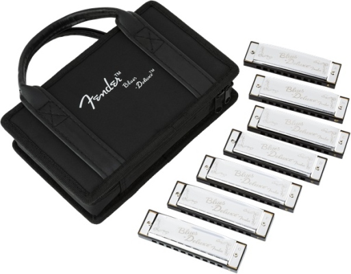 Fender blues deluxe 7 pack with case