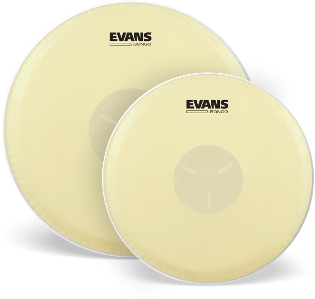 Evans Tri-Center Bongo Drum Head Pack 7-1/4 şi 8-5/8 Inch