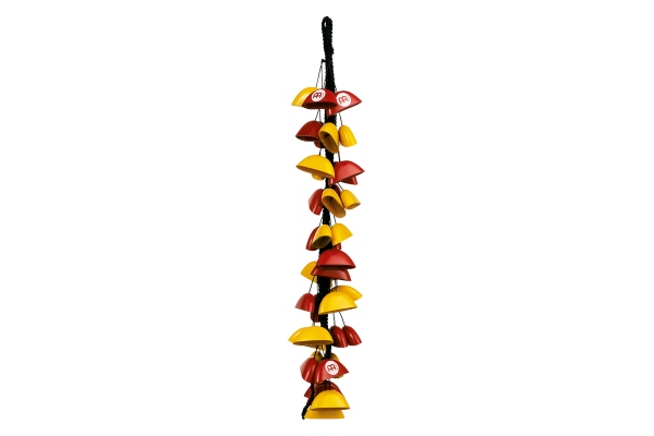Hand Percussion Fiberglass Bird - Red/Yellow