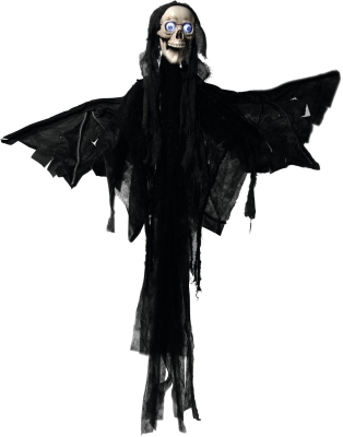 Europalms Halloween figure Angel, animated 165cm