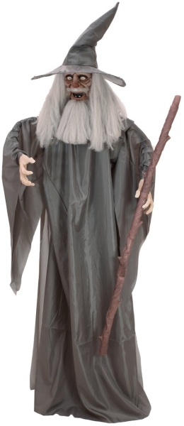 Europalms Halloween Figure Wizard, animated 190cm