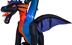 Figurină gonflabilă Europalms Halloween Inflatable Figure Dragon, animated, 208cm