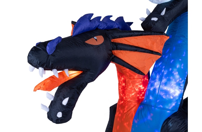 Figurină gonflabilă Europalms Halloween Inflatable Figure Dragon, animated, 208cm