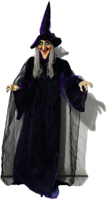 Europalms Halloween figure Witch, animated 175cm