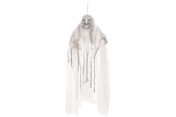 Europalms Halloween Witch, white, 170x50x20cm