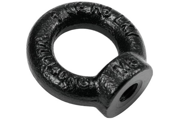 Ring Nut M8 black galvanized DIN 582 Ring Nut M8 black galvanized DIN 582