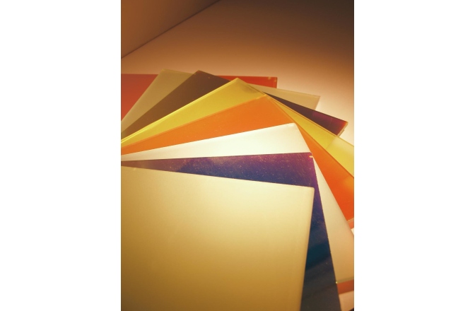 Filtru dicroic orange Eurolite Dichro, orange, frosted, 165x132mm