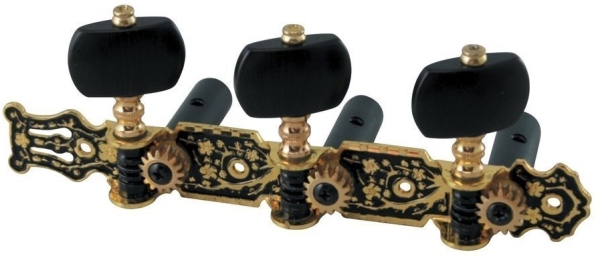 Fire&stone classic lyra 3+3 black gold