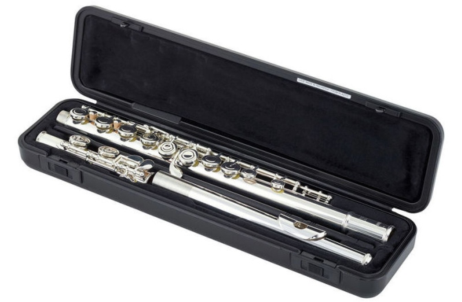 Flaut cu clape acoperite cu mecanism offset G si E Yamaha YFL-212 SL