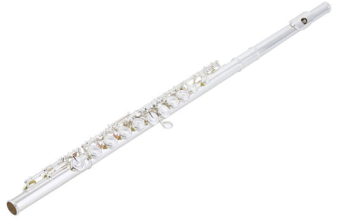 Flaut cu clape acoperite cu mecanism offset G si E Yamaha YFL-212 SL