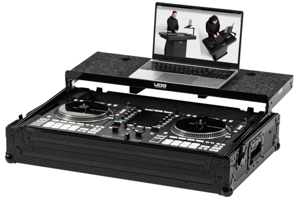 Ultimate Flight Case Rane System One Plus - Laptop Shelf + Wheels