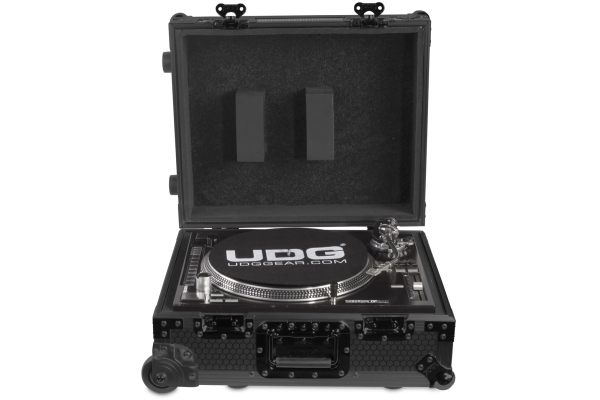 Ultimate Flight Case Turntable Plus mk2 - Trolley & Wheels Ultimate Flight Case Turntable Plus mk2 - Trolley & Wheels