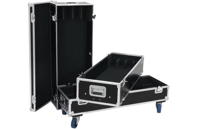 Flightcase PRO pentru 12 x bări LED Roadinger Flightcase 12x LED Bar Size L