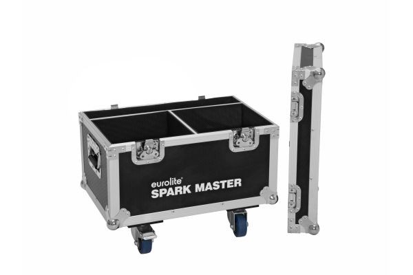 Flightcase 2x Spark Master with wheels Flightcase 2x Spark Master with wheels