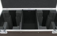 Flightcase PRO pentru 2x Futurelight DMH-300 Roadinger Flightcase 2x DMH-300 LED