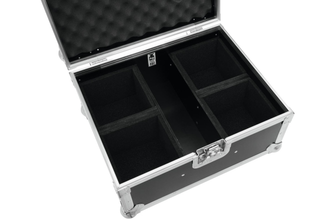 Flightcase PRO pentru 4 x AKKU UP Roadinger Flightcase 4x AKKU UP 4 QCL Spot QuickDMX