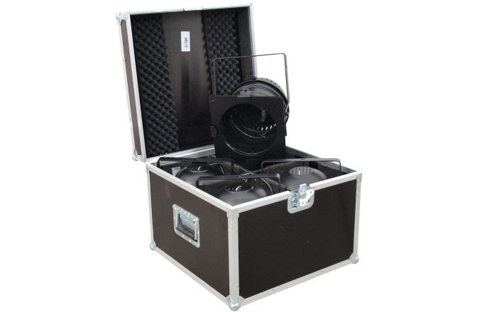 Flightcase PRO pentru 4 x spoturi PAR-64 Roadinger Flightcase 4x PAR-64 Spot short