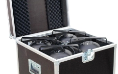 Flightcase PRO pentru 4 x spoturi PAR-64 Roadinger Flightcase 4x PAR-64 Spot short