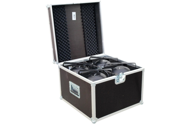 Flightcase PRO pentru 4 x spoturi PAR-64 Roadinger Flightcase 4x PAR-64 Spot short
