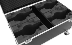 Flightcase PRO pentru 4 xEurolite LED TMH-X7 Roadinger Flightcase 4x LED TMH-X7 Moving head