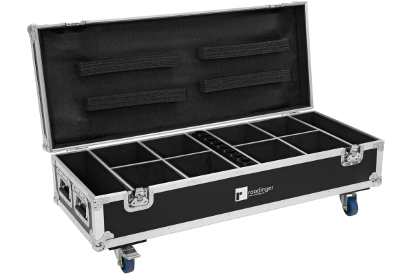 Flightcase 8x AKKU UP-4 QuickDMX with charging function Flightcase 8x AKKU UP-4 QuickDMX with charging function
