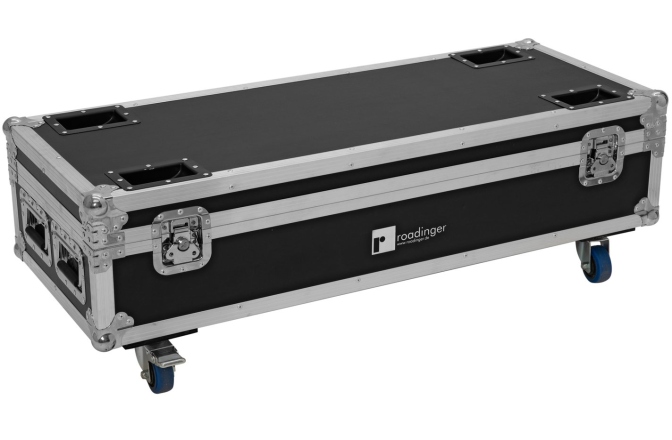 Flightcase PRO pentru 8 x AKKU UP-4, cu functie de incarcare Roadinger Flightcase 8x AKKU UP-4 QuickDMX with charging function
