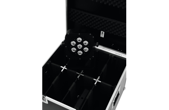 Flightcase PRO pentru 8 x spoturi SLS Roadinger Flightcase 8x SLS Size M
