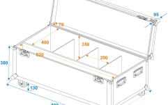 Flightcase Roadinger Flightcase 4x LED IP Atmo Blinder 9
