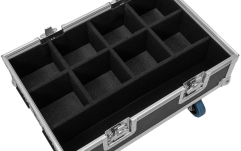 Flightcase  Roadinger Flightcase BAS-1 8x SILENT PAR 6 QCL FLOOR