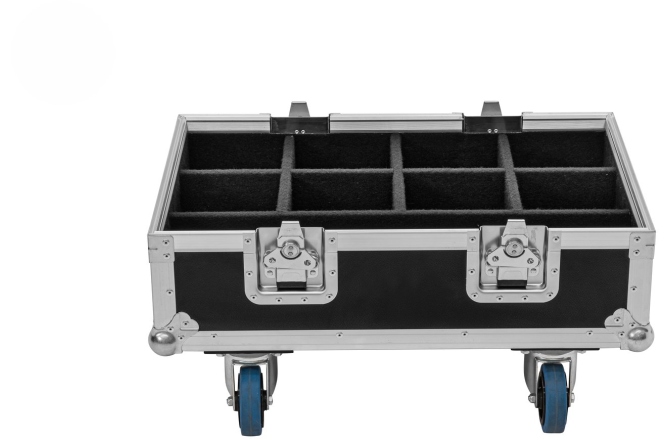 Flightcase  Roadinger Flightcase BAS-1 8x SILENT PAR 6 QCL FLOOR