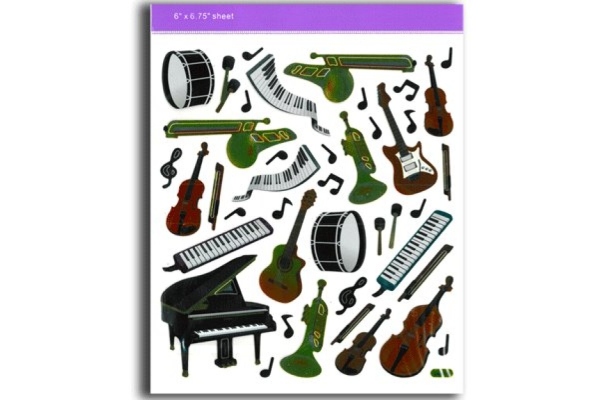Keyboard & Instrument Stickers