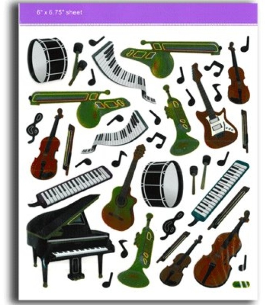 Keyboard & Instrument Stickers