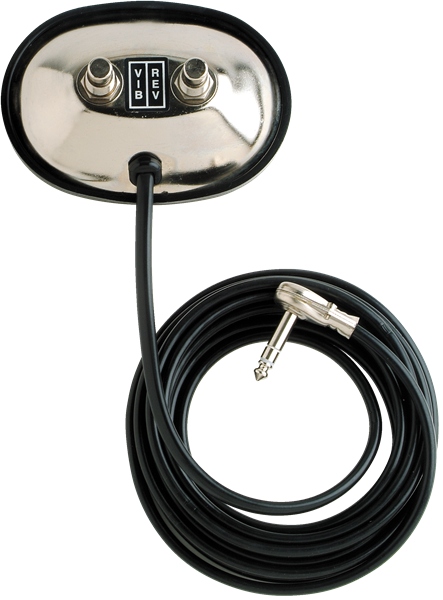 Fender 2-Button Vintage-Style Footswitch: Vibrato / Reverb with 1/4